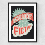 Science Fiction Narrow Black Frame
