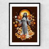 Aretha Narrow Black Frame