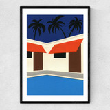 Broadway Motel South Park Los Angeles II Narrow Black Frame