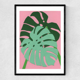 Monstera by Rosi Feist Narrow Black Frame