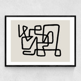 Knot I by In House Narrow Black Frame