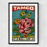 Tamco Rose Narrow Black Frame