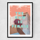 The Now Pink Skies Narrow Black Frame