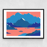 Swedish Morning Narrow Black Frame