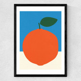 Orange (Blue & Orange) Medium Black Frame