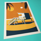 Endless Summer - Lifeguard Unframed Print