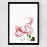 Tulips Medium Black Frame