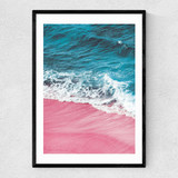 Pink Narrow Black Frame