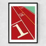 Running123 Narrow Black Frame