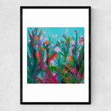 Vitellina Kisses Narrow Black Frame