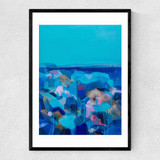 Rockpool and Hot Rocks Narrow Black Frame