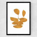 Leaves XI Medium Black Frame