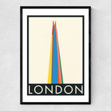 London by Rosi Feist Narrow Black Frame