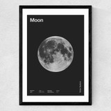 Moon Medium Black Frame
