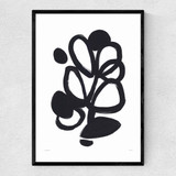 The Plant III Narrow Black Frame