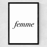 Femme by Colour TV Medium Black Frame