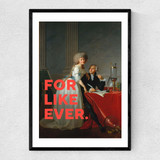 For Like Ever Narrow Black Frame
