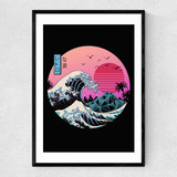 The Great Retro Wave Narrow Black Frame