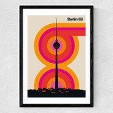 Berlin 69 Medium Black Frame
