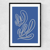 Under The Sea Narrow Black Frame