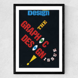 Graphic Design Poster Medium Black Frame