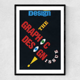 Graphic Design Poster Narrow Black Frame