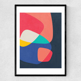 Corner Narrow Black Frame