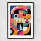 Graphic XIII Narrow Black Frame