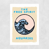 Aquarius - The Free Spirit Unframed Print