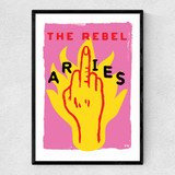 Aries - The Rebel Narrow Black Frame