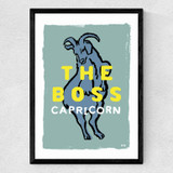 Capricorn - The Boss Medium Black Frame