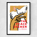 Libra - The Peace Seeker Narrow Black Frame