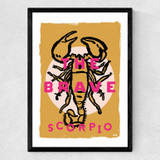 Scorpio - The Brave Medium Black Frame