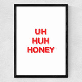 Uh Huh Honey Medium Black Frame