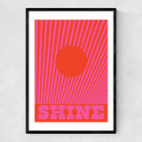 Shine Narrow Black Frame