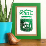 Pickle Metallic Foil Unframed Print