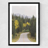 The Way to Autumn Medium Black Frame