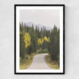 The Way to Autumn Narrow Black Frame