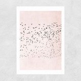 Moving On (Pink) Unframed Print
