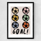 Goal! Medium Black Frame