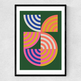 Abstrakt Narrow Black Frame