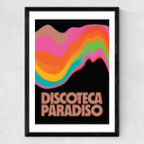 Discoteca Paradiso Medium Black Frame