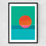 Sunrise by Limbo and Ginger Narrow Black Frame