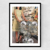 (Disco)unt Supermarket Narrow Black Frame