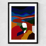 Abstract 2 Medium Black Frame