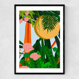Summer by Sumuyya Khader Narrow Black Frame