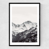 Winter by Rafael Farias Narrow Black Frame