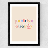 Positive Energy Medium Black Frame