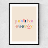 Positive Energy Narrow Black Frame