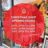 Our shop's Christmas opening hours